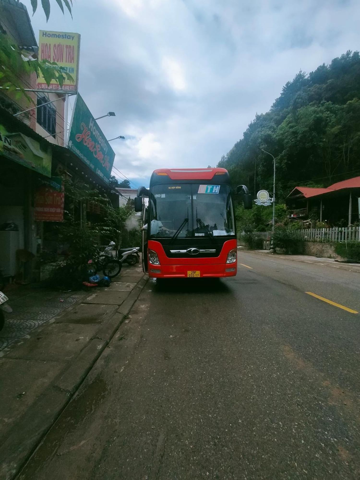 Hoa Son Tra Hotel Mu Cang Chai Exterior photo