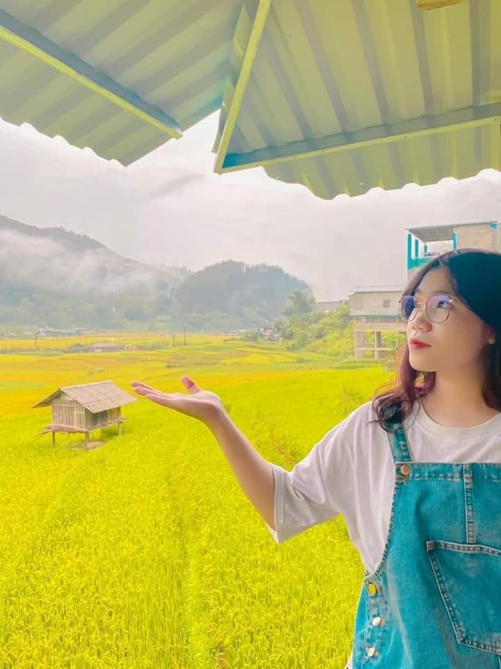 Hoa Son Tra Hotel Mu Cang Chai Exterior photo